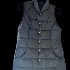 Lululemon Long Black Puffer Vest
